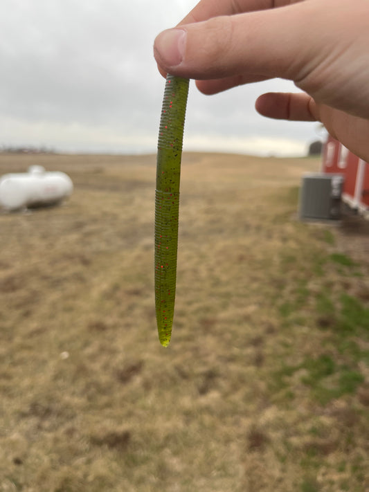 Watermelon Green Red 5 inch Senko 8 Pack