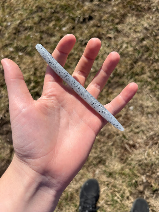 Salt and pepper 5 inch Senko ( 8 pack )