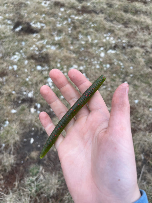 Watermelon Green Red 5 inch Senko 8 Pack