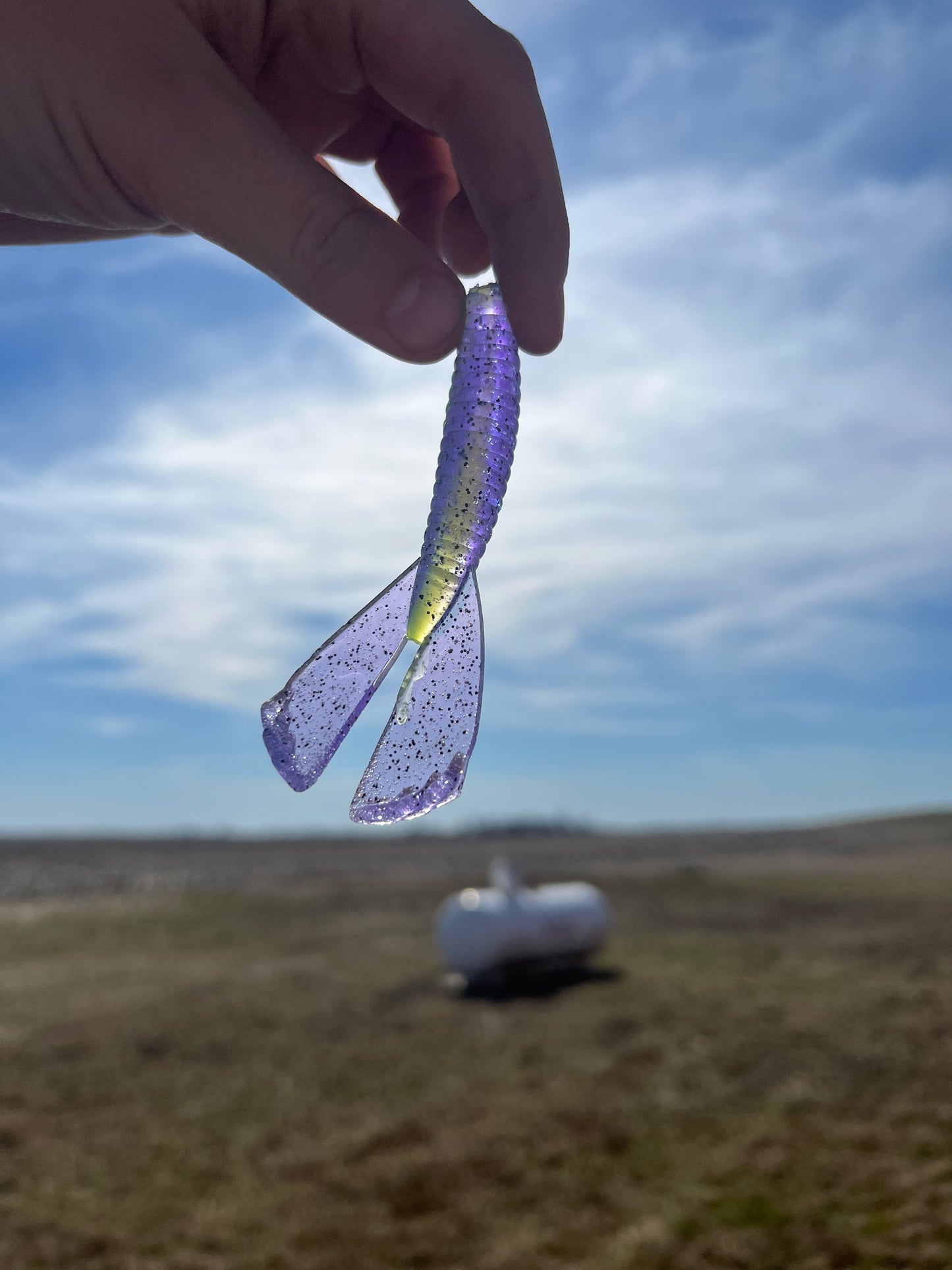 3.5” Rampage Craw Toxic Grape ( 6 pack )